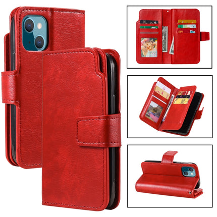 9 Card Tri-Fold Wallets Leather Phone Case, For iPhone 14, For iPhone 14 Plus, For iPhone 14 Pro, For iPhone 14 Pro Max