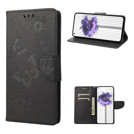 Butterfly Embossed Horizontal Flip Leather Phone Case, For Samsung Galaxy A23e / A23s, For Motorola Moto E22 / E22i, For Nothing Phone 1