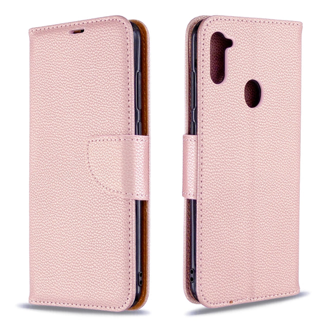 Litchi Texture  Pure Color Horizontal Flip PU Leather Case with Holder & Card Slots & Wallet & Lanyard, For Xiaomi Redmi Note 9S, For Huawei P40 Lite, For Huawei P40 Lite E / Y7P, For Huawei Honor 20S, For Samsung Galaxy A11