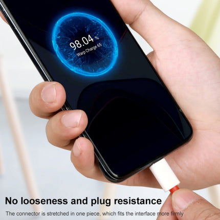 For OnePlus 9 Fast Charging Cable 65W 6A Dual Type-C Interface Charging Data Cable