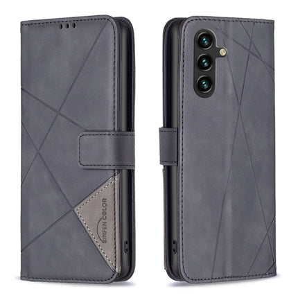 Magnetic Buckle Rhombus Texture Leather Phone Case, For Samsung Galaxy A14 5G, For Samsung Galaxy S23+ 5G, For Samsung Galaxy S23 Ultra 5G, For Samsung Galaxy S23 5G