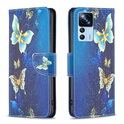 Colored Drawing Pattern Leather Phone Case, For Xiaomi 12T / 12T Pro / Redmi K50 Ultra