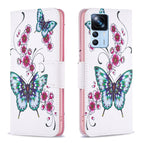 For Xiaomi 12T / 12T Pro / Redmi K50 Ultra / Flowers Butterfly