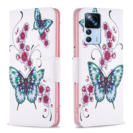 Colored Drawing Pattern Leather Phone Case, For Xiaomi 12T / 12T Pro / Redmi K50 Ultra