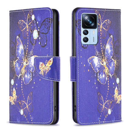 Colored Drawing Pattern Leather Phone Case, For Xiaomi 12T / 12T Pro / Redmi K50 Ultra