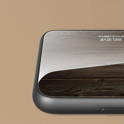 Wood Grain Glass Phone Case, For Honor X8, For Xiaomi Redmi A1 4G, For Xiaomi Civi 2, For Xiaomi Poco M4, For Xiaomi Poco M5