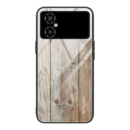 Wood Grain Glass Phone Case, For Honor X8, For Xiaomi Civi 2, For Xiaomi Poco M4, For Xiaomi Poco M5