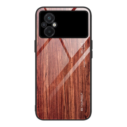 Wood Grain Glass Phone Case, For Honor X8, For Xiaomi Civi 2, For Xiaomi Poco M4, For Xiaomi Poco M5