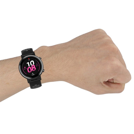 20mm Clasp Two Color Sport Wrist Strap Watchband, For Huawei Watch GT2 42MM, For Galaxy Watch Active2 / Active