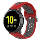 For Galaxy Watch Active2 / Active / Red + Grey