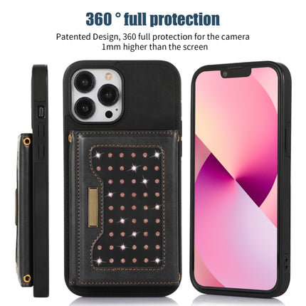 Three-fold RFID Leather Phone Case with Lanyard, For iPhone 14 Pro Max, For iPhone XR, For iPhone XS, For iPhone XS Max