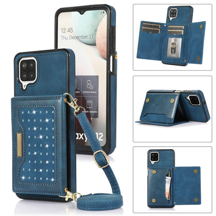 Three-fold RFID Leather Phone Case with Lanyard, For Samsung Galaxy A12, For Samsung Galaxy A13 4G/A13 5G, For Samsung Galaxy A51 4G, For Samsung Galaxy A53 5G, For Samsung Galaxy A52 5G/A52s 5G