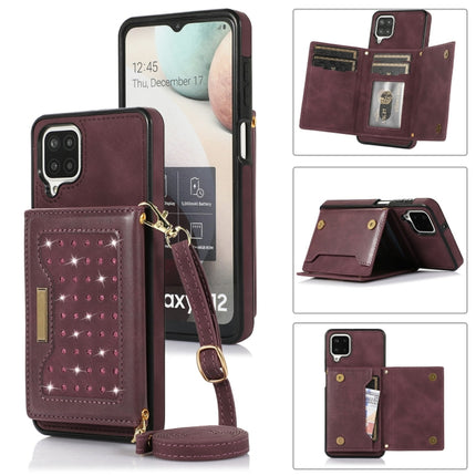 Three-fold RFID Leather Phone Case with Lanyard, For Samsung Galaxy A12, For Samsung Galaxy A13 4G/A13 5G, For Samsung Galaxy A51 4G, For Samsung Galaxy A53 5G, For Samsung Galaxy A52 5G/A52s 5G