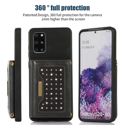 Three-fold RFID Leather Phone Case with Lanyard, For Samsung Galaxy S20+, For Samsung Galaxy S20 FE, For Samsung Galaxy S21, For Samsung Galaxy S22