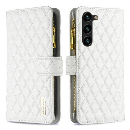 Diamond Lattice Zipper Wallet Leather Flip Phone Case, For Samsung Galaxy A14 5G, For Samsung Galaxy S23+ 5G, For Samsung Galaxy S23 Ultra 5G, For Samsung Galaxy S23 5G