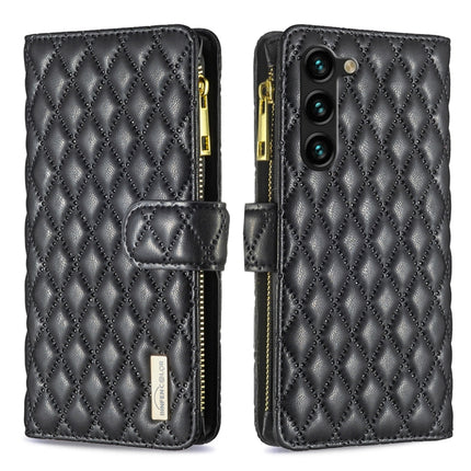 Diamond Lattice Zipper Wallet Leather Flip Phone Case, For Samsung Galaxy A14 5G, For Samsung Galaxy S23+ 5G, For Samsung Galaxy S23 Ultra 5G, For Samsung Galaxy S23 5G