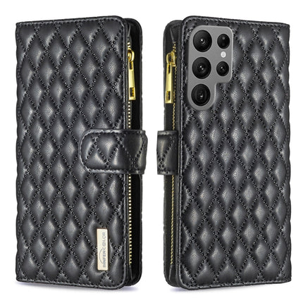 Diamond Lattice Zipper Wallet Leather Flip Phone Case, For Samsung Galaxy A14 5G, For Samsung Galaxy S23+ 5G, For Samsung Galaxy S23 Ultra 5G, For Samsung Galaxy S23 5G
