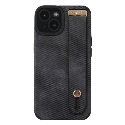 Wrist Strap TPU Leather Phone Case, For iPhone 11, For iPhone 14