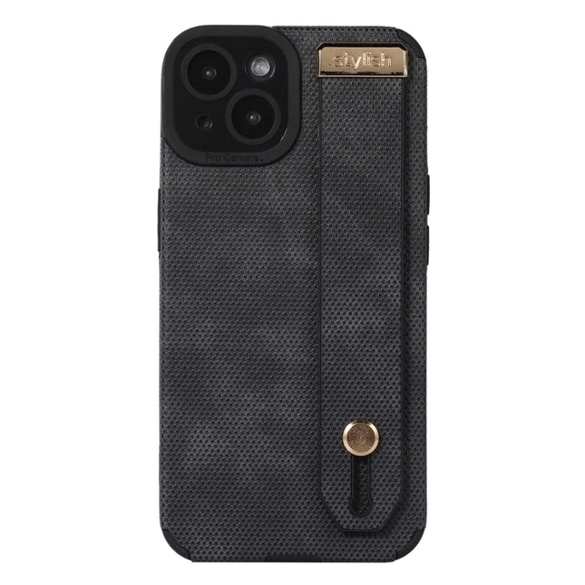 Wrist Strap TPU Leather Phone Case, For iPhone 14, For iPhone 14 Plus, For iPhone 14 Pro, For iPhone 14 Pro Max, For iPhone 13