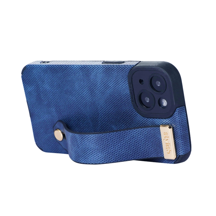 Wrist Strap TPU Leather Phone Case, For iPhone 14, For iPhone 14 Plus, For iPhone 14 Pro, For iPhone 14 Pro Max