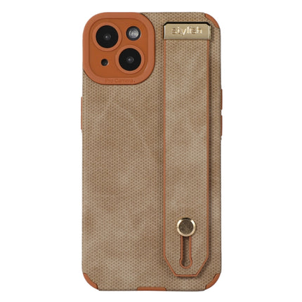 Wrist Strap TPU Leather Phone Case, For iPhone 14 Plus, For iPhone 14 Pro, For iPhone 14 Pro Max, For iPhone 13, For iPhone 13 Pro