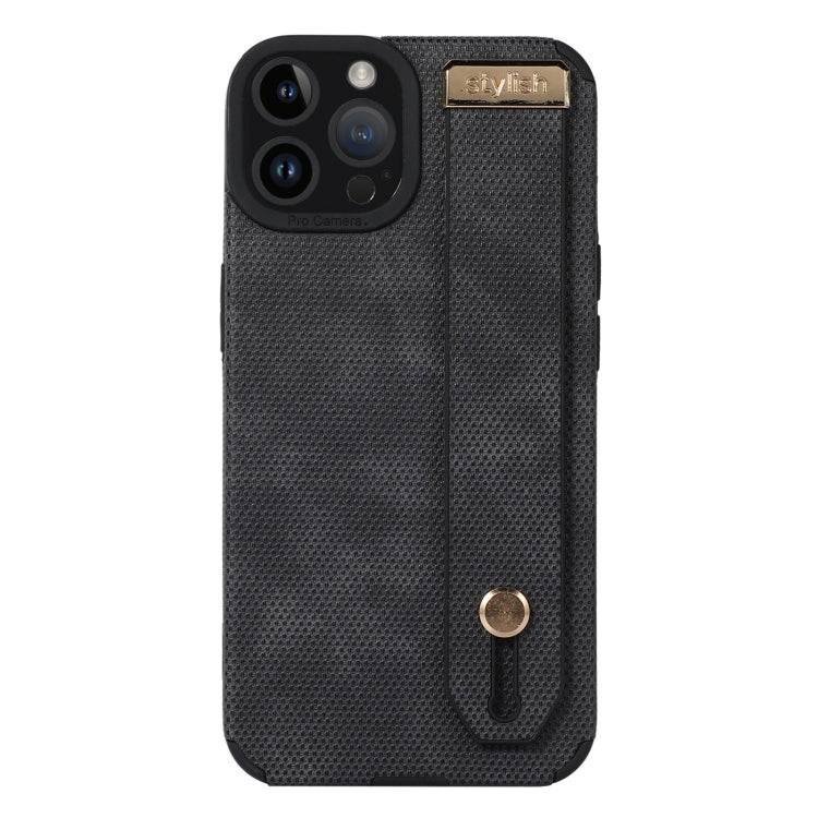 Wrist Strap TPU Leather Phone Case, For iPhone 14, For iPhone 14 Plus, For iPhone 14 Pro, For iPhone 14 Pro Max