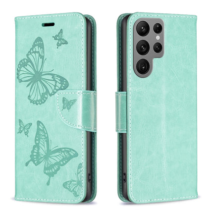 Embossing Two Butterflies Pattern Leather Case, For Samsung Galaxy A14 5G, For Samsung Galaxy S23+ 5G, For Samsung Galaxy S23 Ultra 5G, For Samsung Galaxy S23 5