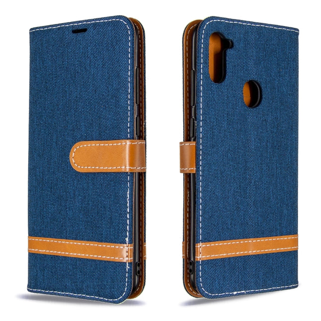 Color Matching Denim Texture Horizontal Flip Leather Case with Holder & Card Slots & Wallet & Lanyard, For Xiaomi Redmi Note 9S / Note 9 Pro / Note 9 Pro Max, For Huawei P40 Lite, For Huawei P40 Lite E / Y7P, For Huawei Honor 20S, For Galaxy A11