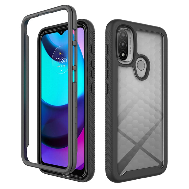 Starry Sky Solid Color TPU Clear PC Phone Case, For Motorola Moto E20, For Motorola Moto Edge 2022, For Motorola Moto Edge 30, For Motorola Moto G22 / E32