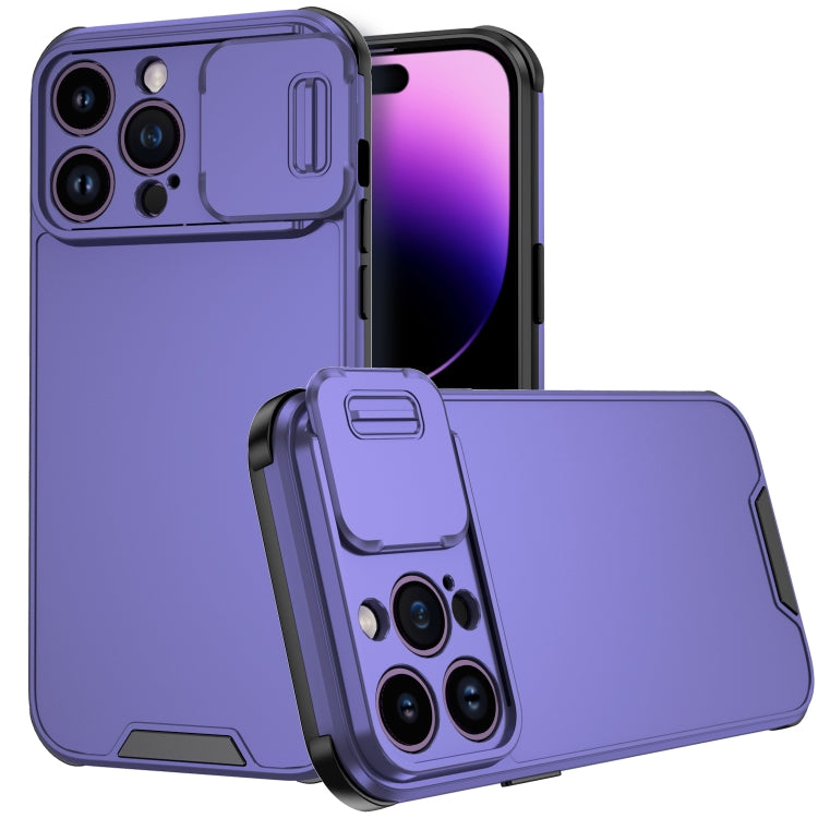 Sliding Camera Cover Design PC + TPU Phone Case, For iPhone 14, For iPhone 14 Plus, For iPhone 14 Pro, For iPhone 14 Pro Max