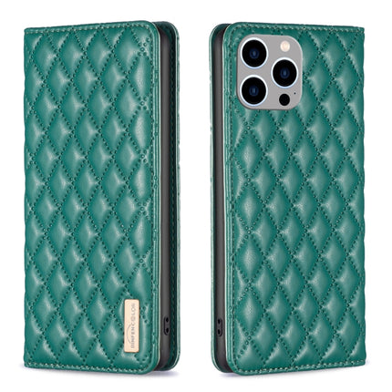 Diamond Lattice Magnetic Leather Flip Phone Case, For iPhone 14 Pro Max, For iPhone 14 Pro, For iPhone 14 Plus, For iPhone 14