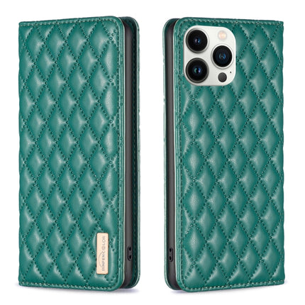 Diamond Lattice Magnetic Leather Flip Phone Case, For iPhone 13 Pro Max, For iPhone 13 Pro, For iPhone 13, For iPhone 12 Pro Max