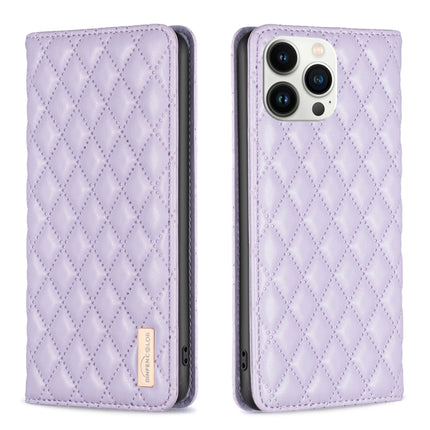 Diamond Lattice Magnetic Leather Flip Phone Case, For iPhone 13 Pro Max, For iPhone 13 Pro, For iPhone 13, For iPhone 12 Pro Max
