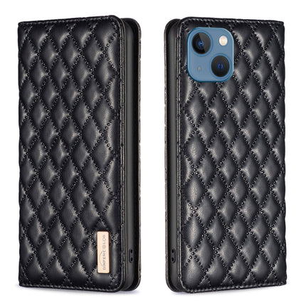 Diamond Lattice Magnetic Leather Flip Phone Case, For iPhone 13 Pro Max, For iPhone 13 Pro, For iPhone 13, For iPhone 12 Pro Max