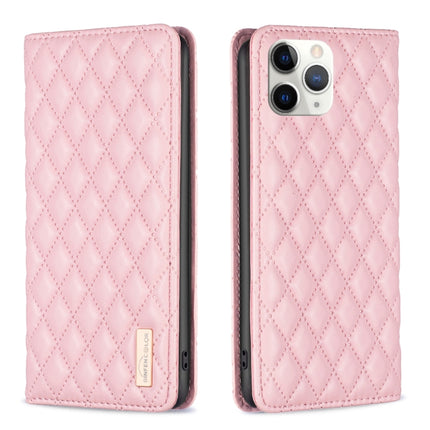 Diamond Lattice Magnetic Leather Flip Phone Case, For iPhone 12 / 12 Pro, For iPhone 11 Pro Max, For iPhone 11 Pro, For iPhone 11