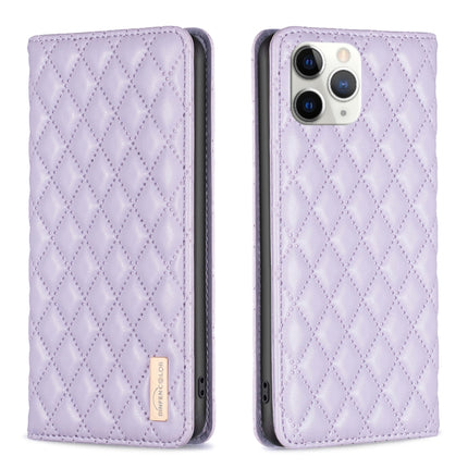 Diamond Lattice Magnetic Leather Flip Phone Case, For iPhone 12 / 12 Pro, For iPhone 11 Pro Max, For iPhone 11 Pro, For iPhone 11