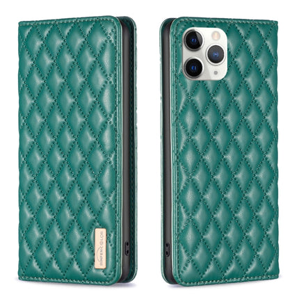 Diamond Lattice Magnetic Leather Flip Phone Case, For iPhone 12 / 12 Pro, For iPhone 11 Pro Max, For iPhone 11 Pro, For iPhone 11