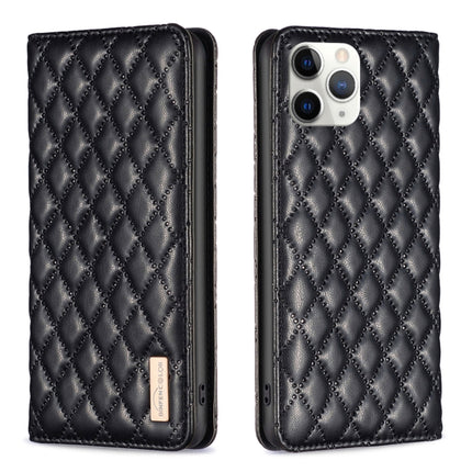 Diamond Lattice Magnetic Leather Flip Phone Case, For iPhone 12 / 12 Pro, For iPhone 11 Pro Max, For iPhone 11 Pro, For iPhone 11