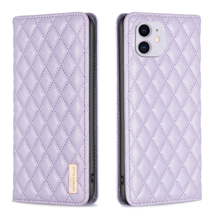 Diamond Lattice Magnetic Leather Flip Phone Case, For iPhone 12 / 12 Pro, For iPhone 11 Pro Max, For iPhone 11 Pro, For iPhone 11