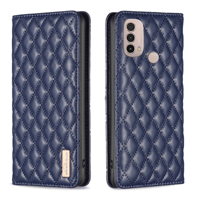 Diamond Lattice Magnetic Leather Flip Phone Case, For Motorola Moto E30 / E40, For Motorola Moto E32 4G, For Motorola Moto G22, For Motorola Moto G31 / G41