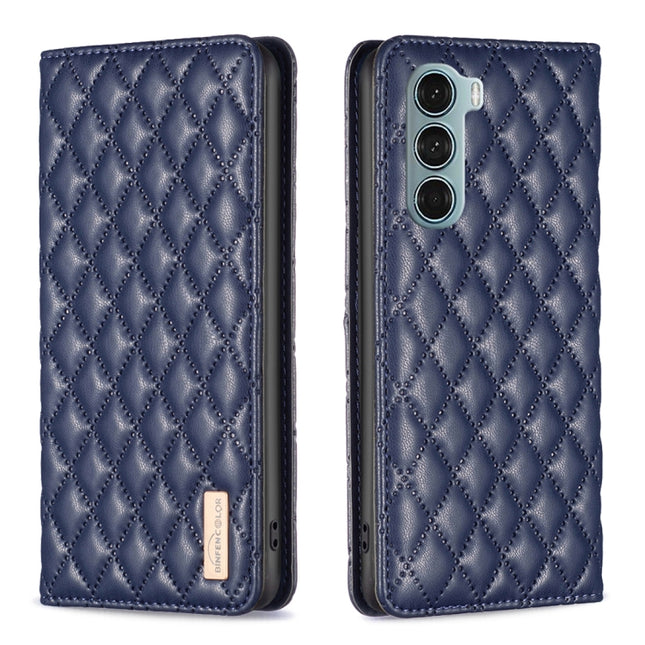 Diamond Lattice Magnetic Leather Flip Phone Case, For Motorola Moto G200 5G / Edge S30 5G, For Nokia G11 / G21
