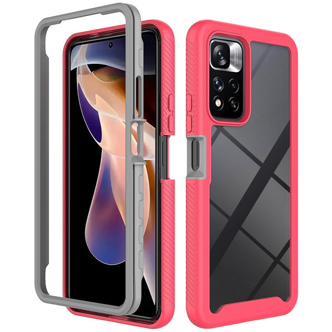 Starry Sky Solid Color Shockproof TPU Clear PC Phone Case, For Xiaomi Redmi Note 11 Pro+ 5G Global, For Xiaomi Redmi 10C, For Xiaomi Poco X4 Pro 5G, For Xiaomi Poco M4 Pro 5G / Redmi Note 11S 5G