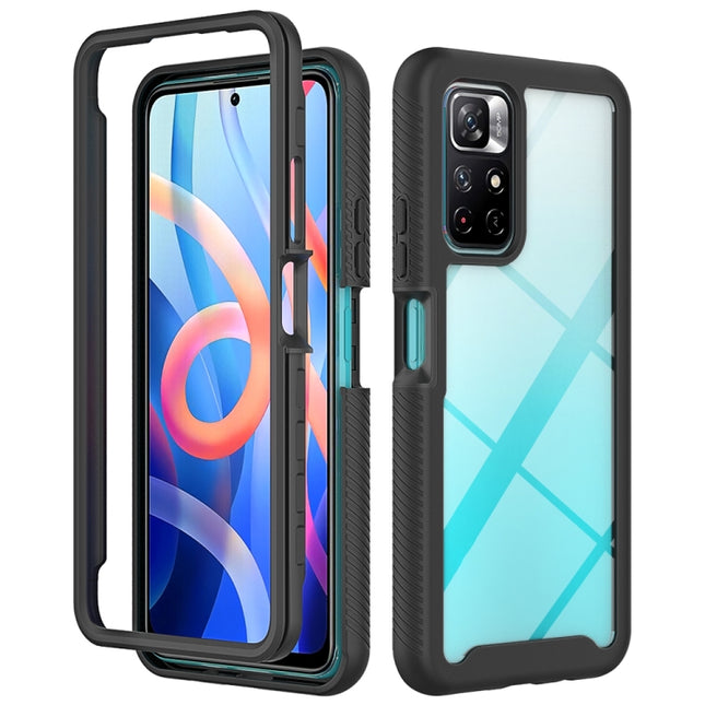 Starry Sky Solid Color Shockproof TPU Clear PC Phone Case, For Xiaomi Poco M4 Pro 5G / Redmi Note 11S 5G, For Huawei Nova 9 SE