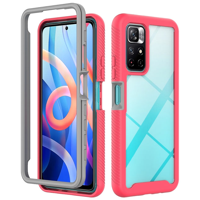Starry Sky Solid Color Shockproof TPU Clear PC Phone Case, For Xiaomi Poco M4 Pro 5G / Redmi Note 11S 5G, For Huawei Nova 9 SE