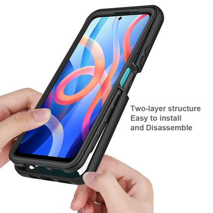 Starry Sky Solid Color Shockproof TPU Clear PC Phone Case, For Xiaomi Poco M4 Pro 5G / Redmi Note 11S 5G, For Huawei Nova 9 SE