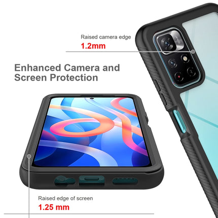 Starry Sky Solid Color Shockproof TPU Clear PC Phone Case, For Xiaomi Poco M4 Pro 5G / Redmi Note 11S 5G, For Huawei Nova 9 SE