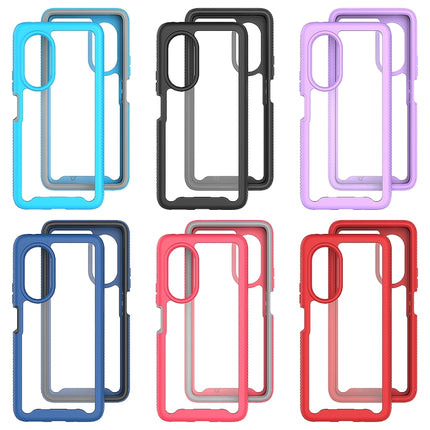 Starry Sky Solid Color Shockproof TPU Clear PC Phone Case, For Huawei Nova 9 SE, For T-Moblie Revvl 6 5G
