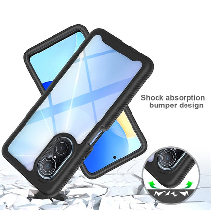 Starry Sky Solid Color Shockproof TPU Clear PC Phone Case, For Huawei Nova 9 SE, For T-Moblie Revvl 6 5G