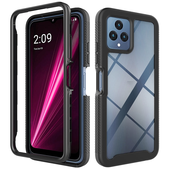 Starry Sky Solid Color Shockproof TPU Clear PC Phone Case, For T-Moblie Revvl 6 5G, For Xiaomi Redmi Note 11 Pro+ 5G Global, For Xiaomi Redmi 10C, For Xiaomi Poco X4 Pro 5G