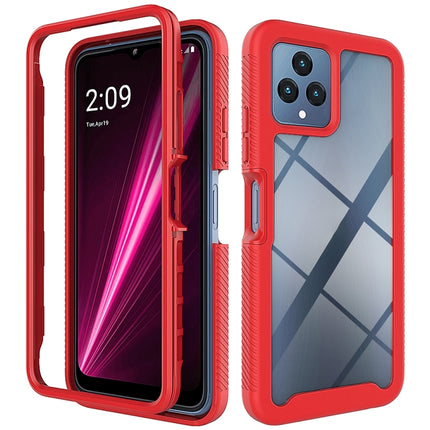 Starry Sky Solid Color Shockproof TPU Clear PC Phone Case, For Huawei Nova 9 SE, For T-Moblie Revvl 6 5G